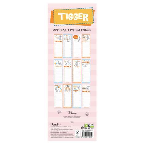 Winnie The Pooh Tigger 2021 Official Slim Calendar Extra Image 2
